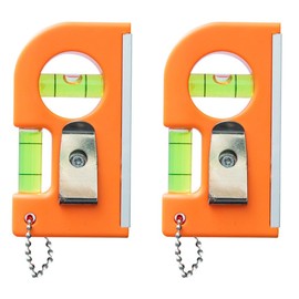 Levels, Portable Double Bubble Level with Magnetic Base, Vertically Horizontally 45 Degree Measuring Level for Home Use, Set of 2