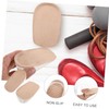 minkissy 3cm Half Insole for Shoes Invisibility Foot Pads Leather
