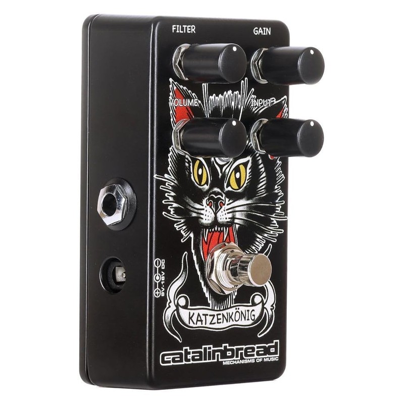 Catalinbread Traditional Ink Collection Katzenkonig Fuzz Guitar Effects Distortion Pedal