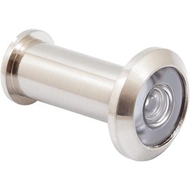 Stone Harbor Hardware Door Viewer, 180 Degrees, 9/16" Bore Hole, Adjusts from 1-3/8" to 2-1/8", Satin Nickel