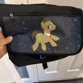Hasbro My Little Pony Dr. Whooves Messenger Bag Hot Topic Exclusive Rare