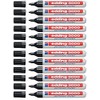 Edding 3000 Permanent Markers (Pack of 12) - Black