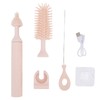 Electric Baby Silicone Nipple Bottle Brush Set Waterproof IP65 Ergonomic