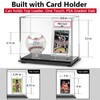 Acrylic Display Case Box for Baseball and Cards, Dual Baseball