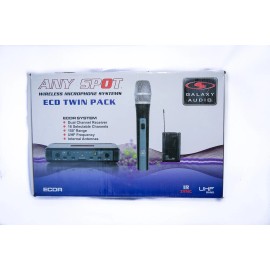 GALAXY AUDIO  ECD DUAL CH UHF WIRELESS SYS (w/ dual lavalier mics) ** NEW **