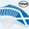 Anley Scotland Mini Flag 12 Pack - Hand Held Small