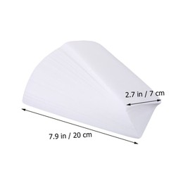 Baluue 200pcs Hair Removal Paper Body Wax Strips Leg Wax Strips Wax Strips for Cera White Non-woven Fabric