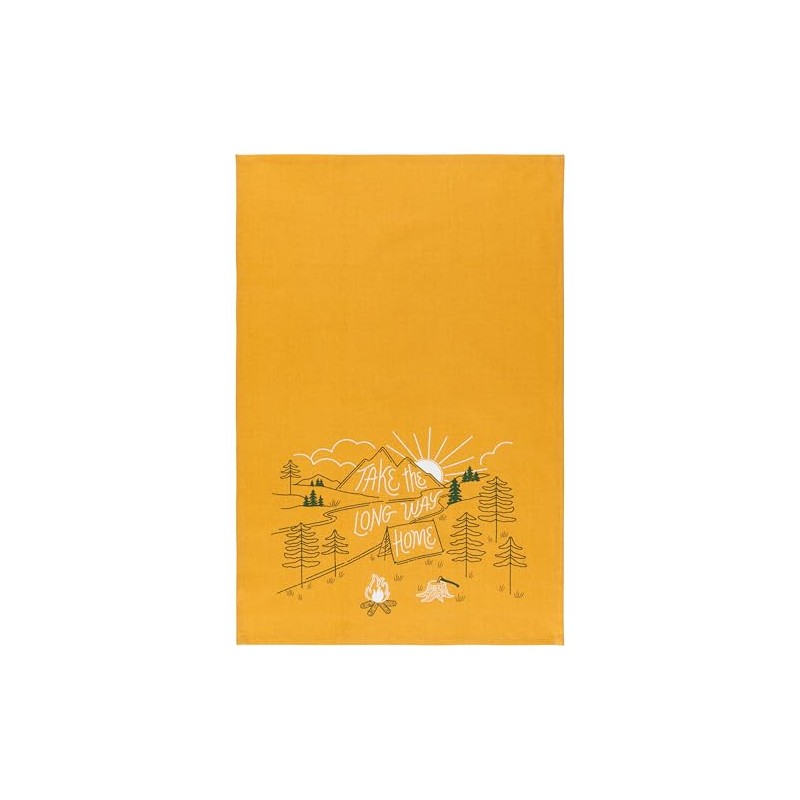 Jubilee Danica Kitchen Towel Set of 2-100% Cotton Camp Out