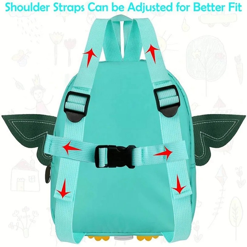 Anti Lost Rope Backpack Detachable Adjustable Cute Cartoon Toddler Safety