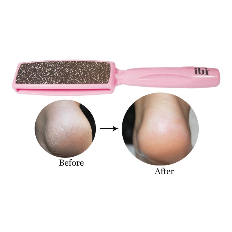 IBI 2-Sided Nickel Foot File Rasp for Callus Removal, Hypoallergenic,