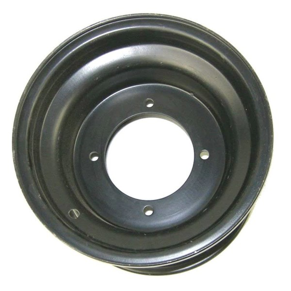 BV Parts Replacement Rear 10" Black Wheel/Rim 10", 4/137 Bolt