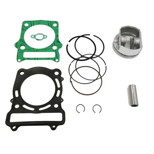 Chikia Hisun 550 Piston Kit O-Ring Gaskets Piston Top End Compatible Replacement for Hisun UTV ATV 550 strike 550 sector 550 Coleman 550 Cub cadet challenger 550 (Not For T-Boss550)