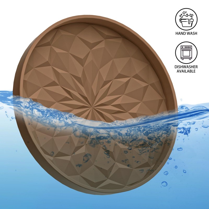 ME.FAN Car Cup Coaster [4 Pack] Silicone Car Coasters/Cup Mats