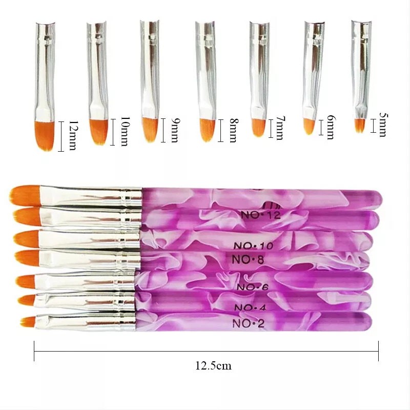 TECHTONGDA Brand New 7-piece Acrylic Rod Round Head Phototherapy Pen