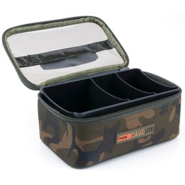 Fox Camolite Rigid Lead and Bits bag 23x15x10cm - Tackletasche zum Karpfenangeln, Angeltasche für Vorfachschnur & Karpfenbleie