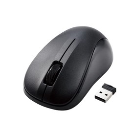 Elecom M-K5DRKBK/RS Wireless Mouse, Small, Antibacterial, RoHS Compliant, Black