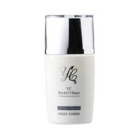 YC Rich UV Base 0.9 fl oz (28 ml), Beauty Dermatology Ginza Yoshie Hirose, Director Supervised by Dr. Cosmetics, YC, Can also be used as a base for cosmetics, Sunscreen, Cream, Made in Japan, UV Protection, Moisturizing, Non-Sticky