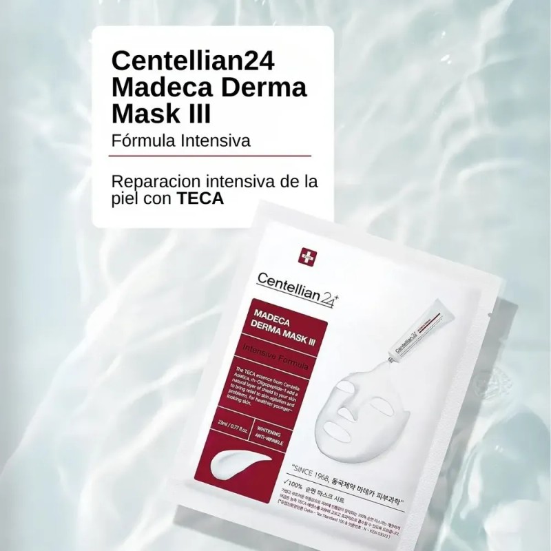 Máscara Facial Calmante Madeca Derma Iii Cosmetica Coreana