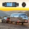 Lwuey European Standard 12V 7 Pin Trailer Tester Plug, Trailer