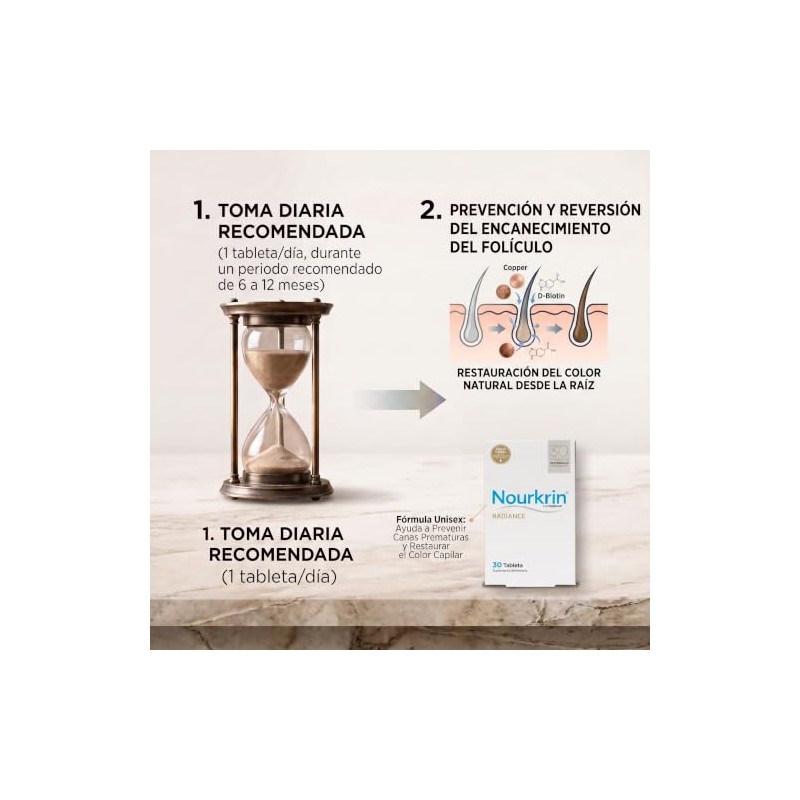 Nourkrin Radiance 30 tabs c/u Paquete 2 piezas | Tratamiento