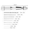 Silver Color Precision Pin Vise Hand Drill with 25Pcs HSS