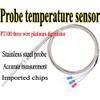 Ouitble PT100 Thermocouple, PT100-RTD Sensor PT100 Thermocouple Temperature Sensor Stainless