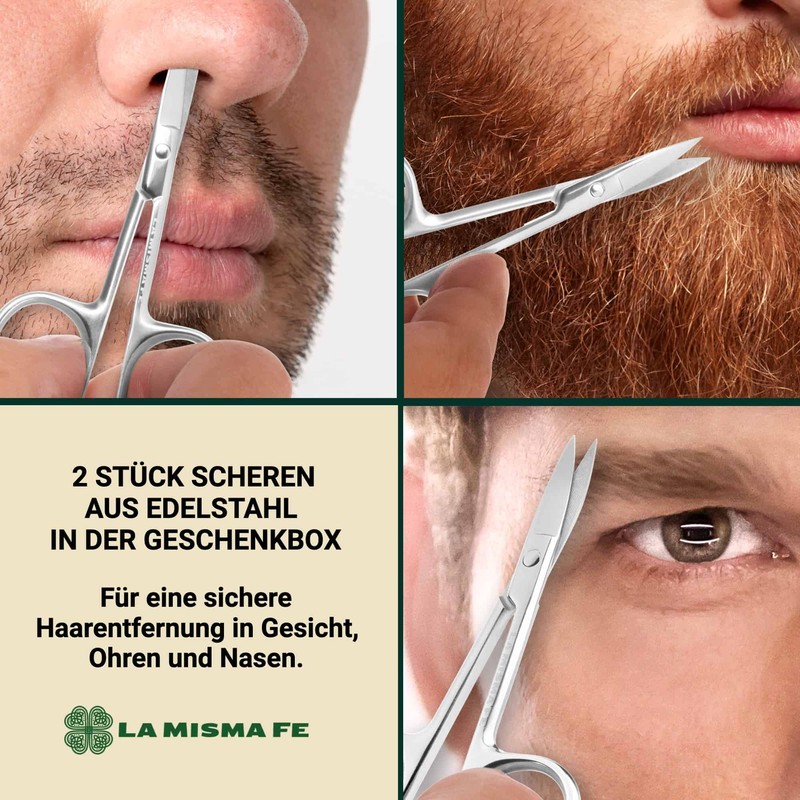 Beauty Scissors Set Eyebrow Scissors Nose Hair Removal Beard Scissors