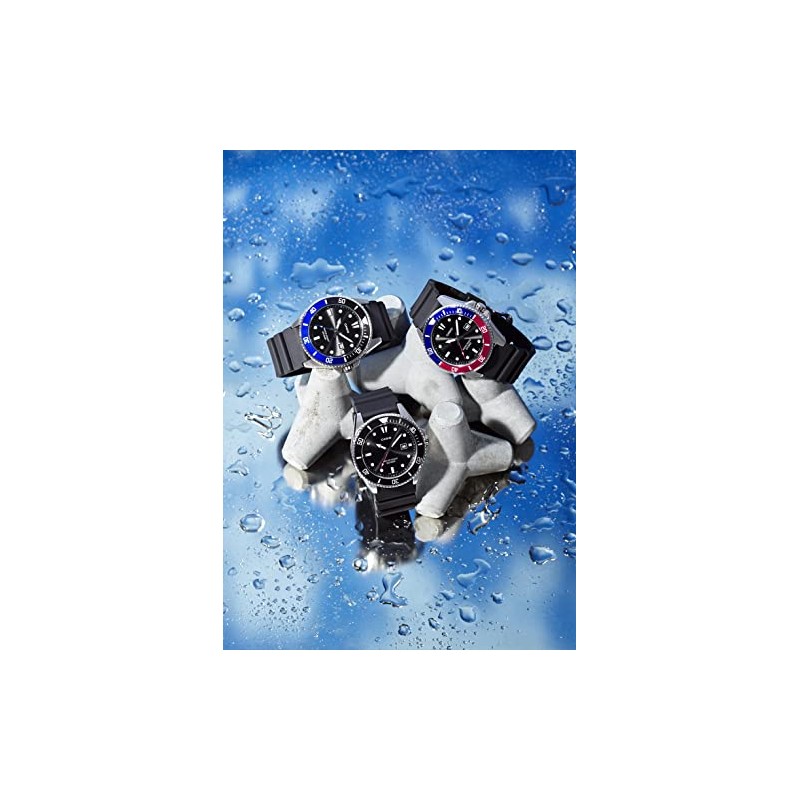 Casio Collection MDV-107 Series Online Limited Edition, blue/red, watch