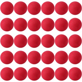 kymqlyw 30 Pcs red Mini Soft Foam Balls Assorted Lightweight Mini Play Balls Sponge Ball for Crafts Birthday Party Favors Bag Gifts Fillers Carnival Prizes Gift for Classroom (red)