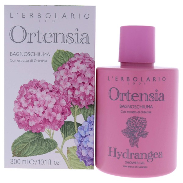 Hydrangea Shower Gel by LErbolario for Women - 10.1 oz Shower Gel