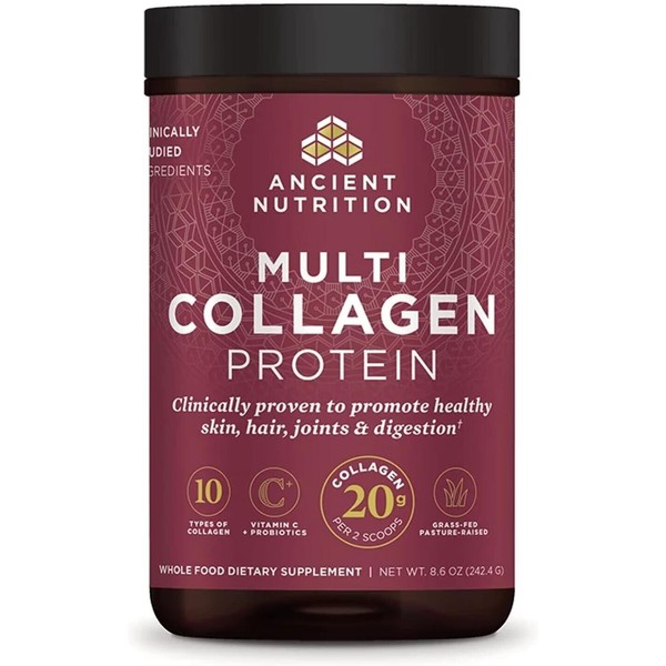 Ancient Nutrition Multi Collagen Protein Powder Unflavored - 8.6 oz