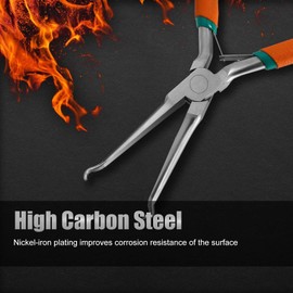 SPEEDWOX 5.5 Inch Hose Grip Pliers - Ring Nose Pliers, Spark Plug Removal, Cable Clamp Tool