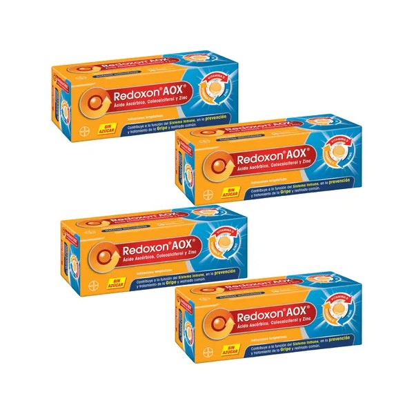 Vitamina C D Y Zinc Redoxon Aox 4 Pack De