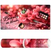 Dual-Sided Synthetic Leather Decorative Makeup Mat for Crafting, Furniture Protection,