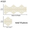 Funshowcase Large Pre-Made Ready to Use Edible Cake Lace Art