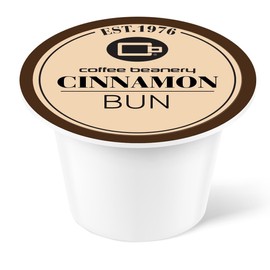Cinnamon Bun Coffee Pods by Coffee Beanery | 192ct Bulk Flavored Coffee Pods Medium Roast Coffee Pods| 100% Specialty Arabica Coffee| Gourmet Coffee Pods