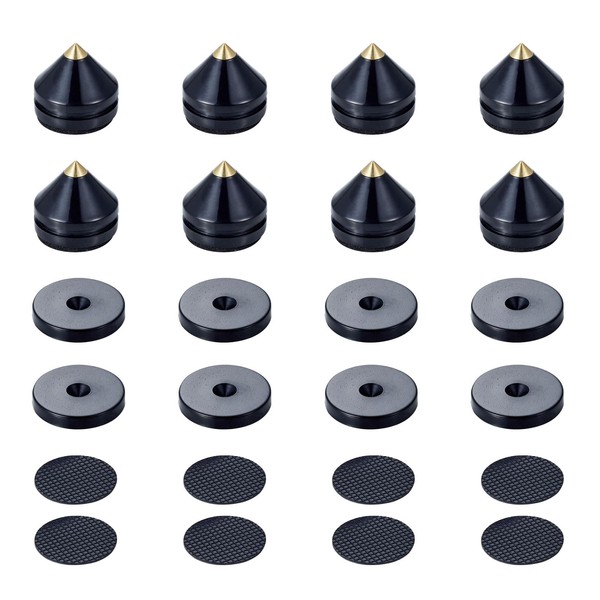 Pailvens Speaker Spikes Floor Protectors 8pcs, Light Weight Shockproof Speaker