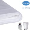 100 Pack Cold Brew Coffee Filters, 20" X 20" Commercial