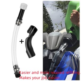 ADKUN Racing fuel filler Jug hose 14", with Hose Bend Kit for vp Racing Fuel Jug, Jegs Jugs, LC2 Jugs, Scribner Fuel Jugs