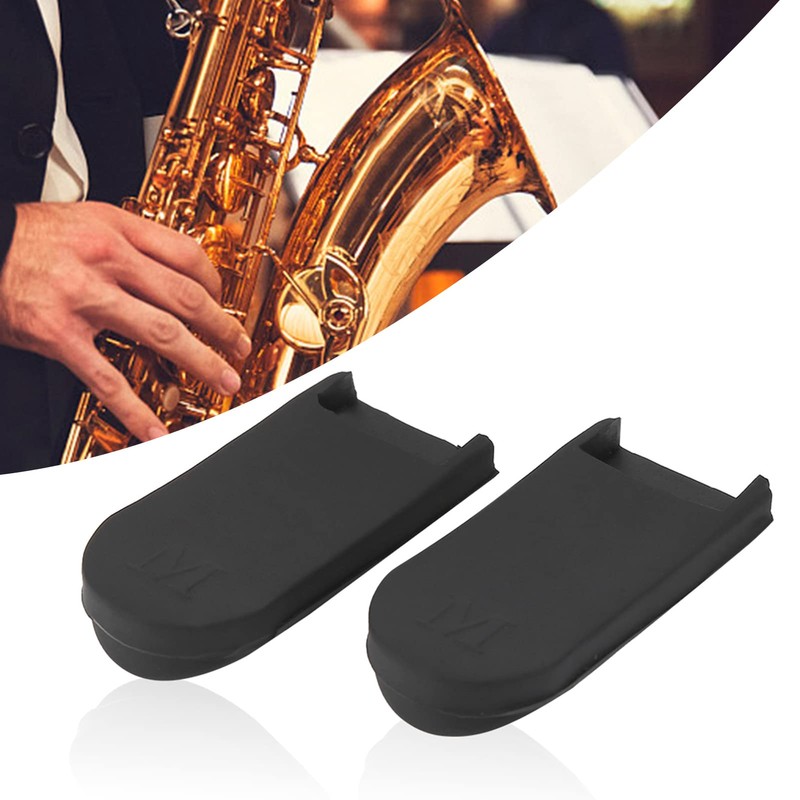Haosie 2PCS Saxophone Thumb Rest, Comfortable Saxophone Thumb Finger Rest