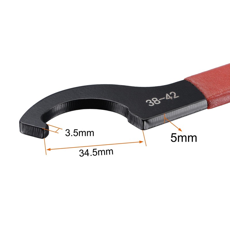 sourcing map C Hook Spanner Wrench Collet Chuck for 38-42mm