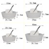 Lowats Rubber Sink Stopper Set of 8 Sink Stopper Set
