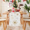 Christmas Table Runner Xmas Snowflakes Dining Table Farmhouse Christmas Decorations