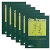 Ambiance Gallery Clip Frame Modern Low Profile Invisible Minimalist Picture Photo Gallery Frame, Includes Glass and Backing - 8x10 - [Box of 6]