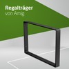 Amig - Rechteckige Halterung für Industrieregal | 211 x 311