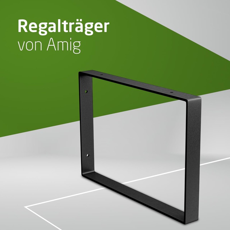 Amig - Rechteckige Halterung für Industrieregal | 211 x 311
