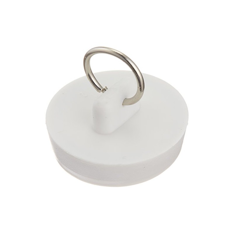 Waxman 7512400T Basin Stopper, White