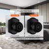 Haidms Black Door Knobs Interior, Privacy Interior Door knobs, Matte