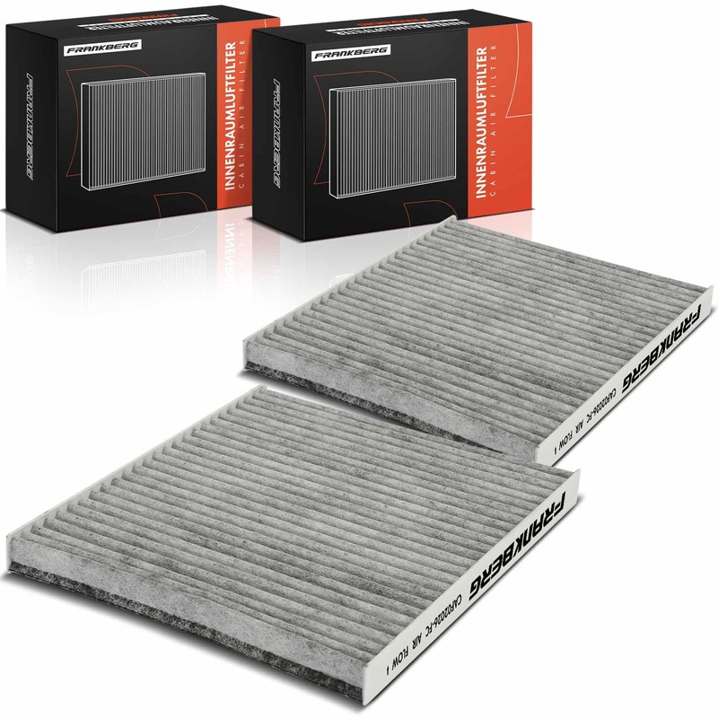 Frankberg 2x Cabin Air Filters with Activated carbon Compatible with