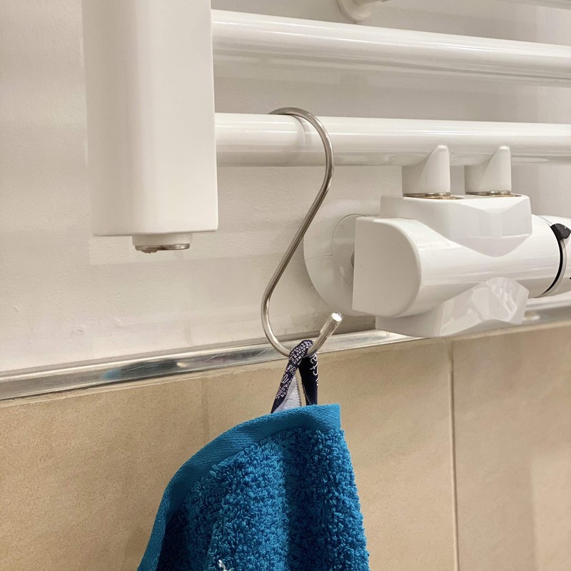 16 S Hooks Stainless Steel – Holds up to 25